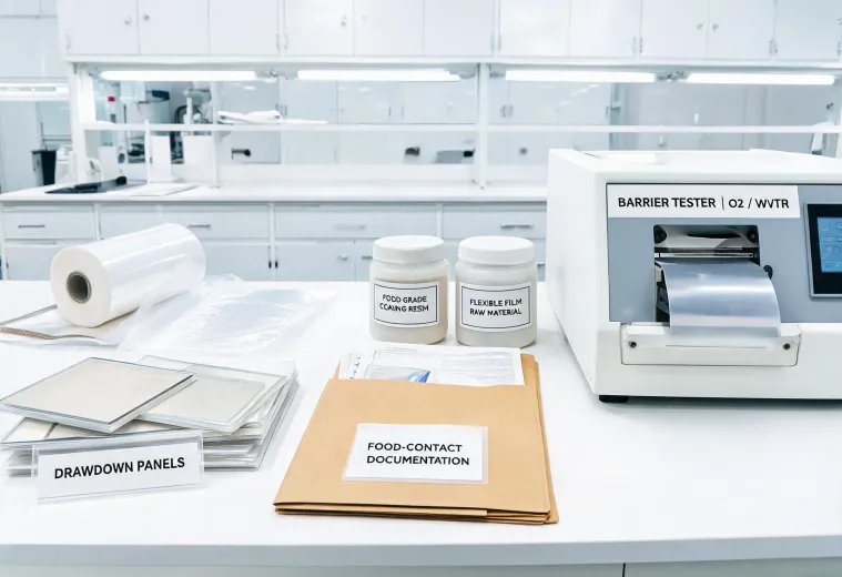 Packaging coating and polymer film testing